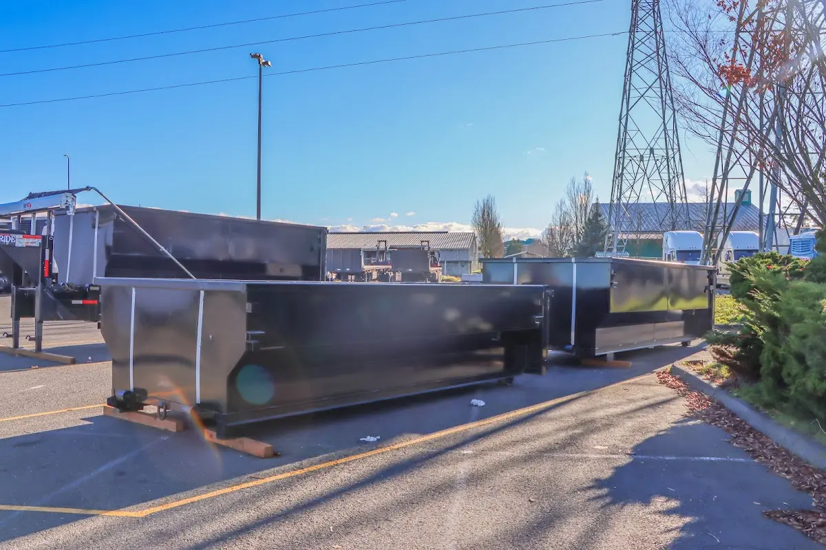 Roll-off dumpster ready for waste disposal at job site for Residential Dumpster Rental in Westville